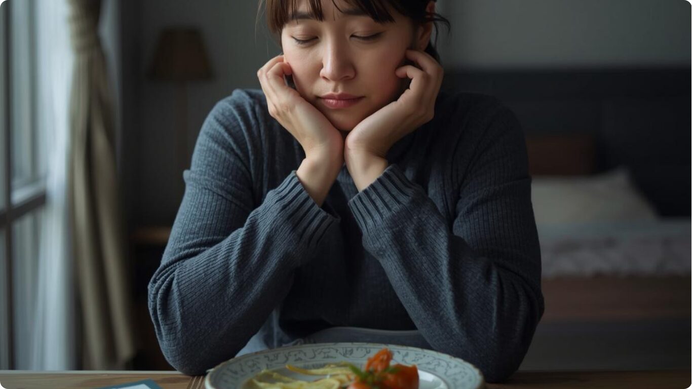 生理中に食欲がないのはなぜ？吐き気がある時の食事・対処法と受診目安について解説します。