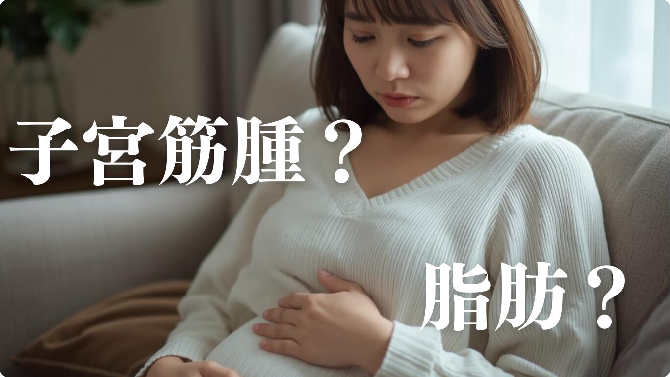 子宮腺筋症でお腹が出るのはなぜ？脂肪との違いとお腹の張りも解説を解説します。