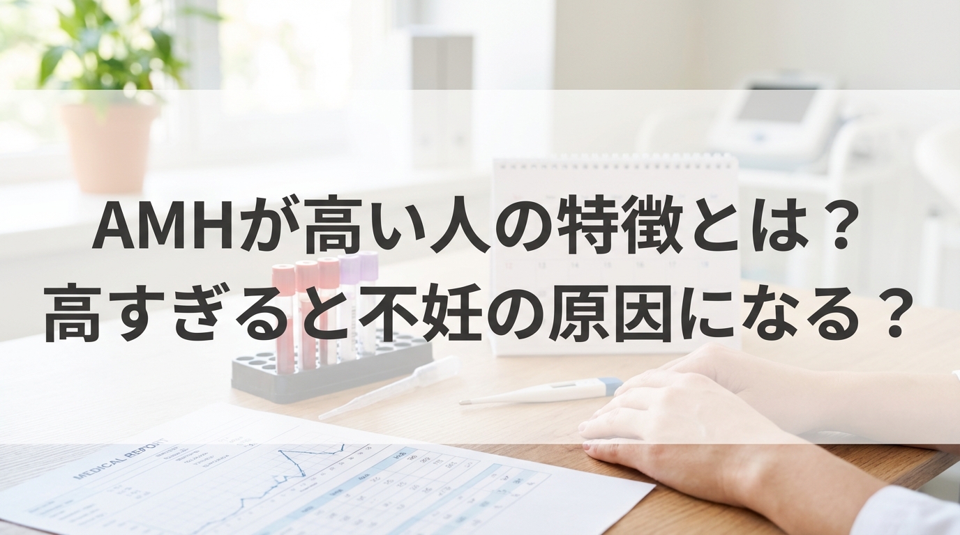 AMHが高い人の特徴とは？高すぎると不妊の原因になる？
